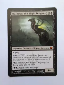 MTG Skithiryx, The Blight Dragon (SOM) Scars of Mirrodin Regular Mythic 79/249 - Image 1
