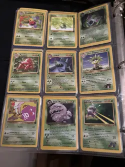 Binder full(200+) VINTAGE Pokemon Cards (various sets) mew,nine tails,promos LP - Image 4