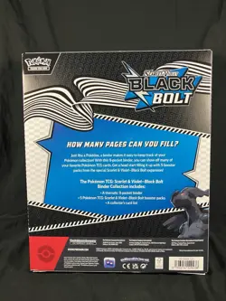 Pokemon TCG - Scarlet & Violet Black Bolt Binder Collection - Image 2