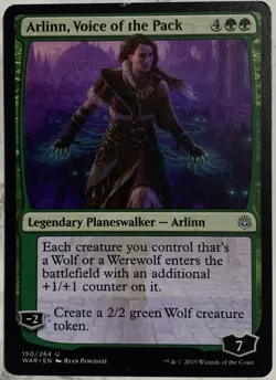 Arlinn Voice of the Pack #150 War of The Spark Legendary Planeswalker MTG Magic - Image 1