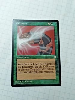 MTG Venomous Breath (Gifthauch) Ice Age Regular Uncommon - Uncirculated - Image 1