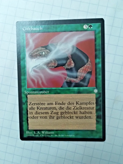 MTG Venomous Breath (Gifthauch) Ice Age Regular Uncommon - Uncirculated - Image 2