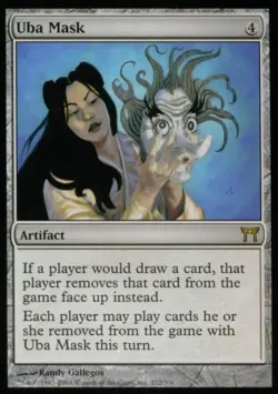 MTG English Uba Mask NM Normal Champions of Kamigawa - Image 1