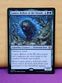 1x Lumra, Bellow of the Woods, NM, Bloomburrow (BLB), Magic: the Gathering, MtG - Image 1