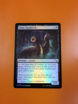 1x Slimy Dualleech | FOIL | Murders at Karlov Manor | MTG Magic Cards - Image 3