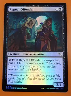 1x Repeat Offender | FOIL | Murders at Karlov Manor | MTG Magic Cards - Image 1