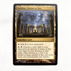 Nykthos, Shrine to Nyx - Magic the Gathering MTG Card NM Rare Land Theros - Image 1