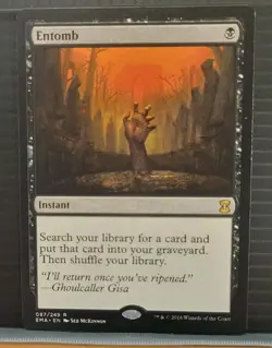 mtg ENTOMB LP Eternal Masters EMA 087/249 -Argo- - Image 1