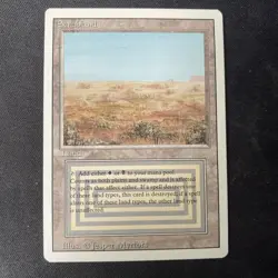 MTG - Magic the Gathering - Scrubland - Revised - White/Black - NM/LP - NR - Image 1