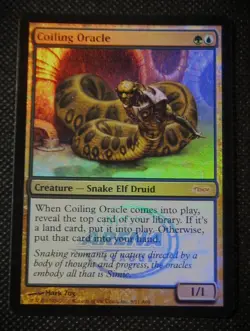 MTG FOIL COILING ORACLE Arena League 2006 Promo - Image 1
