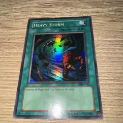 Heavy Storm MRD-142 Super Rare Unlimited Moderate Play Yugioh - Image 1
