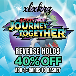 50% OFF! Pokemon Journey Together Scarlet & Violet Reverse Holos & Holo Cards - Image 1