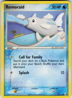Pokemon TCG Remoraid 71/115 Unseen Forces Common card Normal LP - Image 1