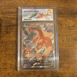 Pokemon Charizard v Alt Art Brilliant Stars 154/172 Ace 10 - Image 1