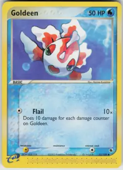Pokemon TCG Goldeen 55/109 Ruby and Sapphire Common card Normal LP - Image 1