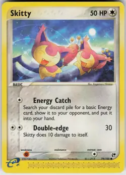 Pokemon TCG Skitty 79/100 Sandstorm Common card Normal LP - Image 1