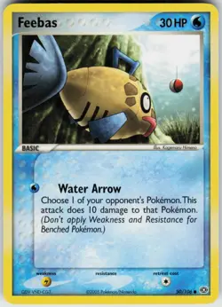 Pokemon TCG Feebas 50/106 Emerald Common card Normal LP - Image 1