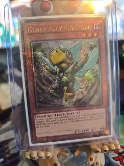 Yugioh! 1x Genex Ally Birdman RA03-EN247 Quarter Century Secret Rare 1st Ed NM - Image 1