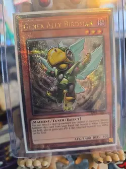 Yugioh! 1x Genex Ally Birdman RA03-EN247 Quarter Century Secret Rare 1st Ed NM - Image 4