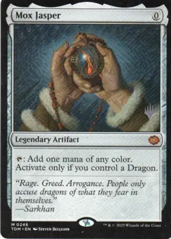 MTG: Tarkir: Dragonstorm: Promo Pack Mox Jasper: Lightly Played Condition - Image 1