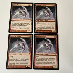 4x Rimescale Dragon - Coldsnap + Free Bonus Magic The Gathering Cards Included! - Image 1