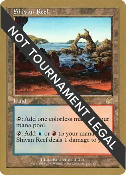 MTG 1x MP Shivan Reef - 2001 World Championship Decks (Antoine Ruel) x1 - Image 1