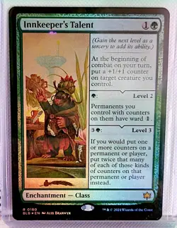 MTG Innkeeper's Talent 0180 Foil Bloomburrow NM Rare - Image 1