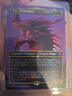 The Ur-Dragon (Borderless) Commander Masters Foil - Image 1