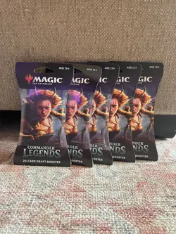 5 Commander Legends 20 Card Draft Booster Packs - Image 1