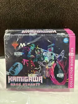 MAGIC THE GATHERING KAMIGAWA: NEON DYNASTY COLLECTOR BOOSTER BOX NEW SEALED 195166105338 - Image 1