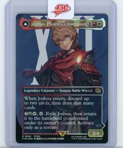 1x MTG Final Fantasy FIN - Joshua, Phoenix's D - Borderless - Surge Foil - NM/M - Image 1