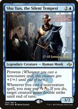 Shu Yun, the Silent Tempest - Foil Prerelease Promo FRF LP MTG - Image 1