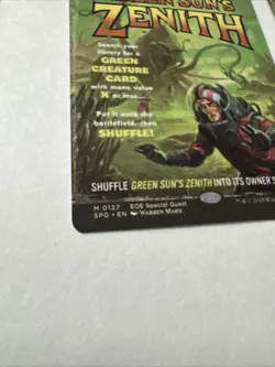 2x GREEN SUN'S ZENITH- Magic Edge Of Eternities MtG Special Guests 1 Mythic EoE - Image 2
