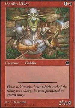 Goblin Piker NM, English MTG Portal Second Age - Image 1