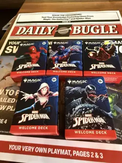 SDCC 2025 Magic The Gathering x Spiderman Spider-Man Complete Welcome Deck Set! - Image 1