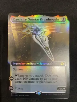 Dawnsire, Sunstar Dreadnought (Extended Art) Edge of Eternities Foil #351 MTG - Image 1