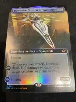 Dawnsire, Sunstar Dreadnought (Extended Art) Edge of Eternities Foil #351 MTG - Image 4