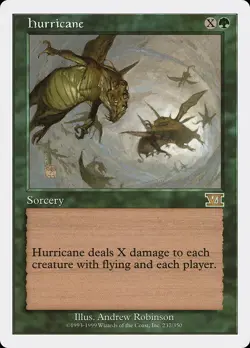 Hurricane - Sixth Edition Excellent Magic MTG - Image 1