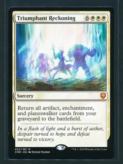 Triumphant Reckoning - Magic MTG 2020 Commander Legends NM - Image 1