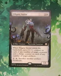 Filigree Vector (Extended Art) #102-MOC- Regular-NM Condition - Image 1