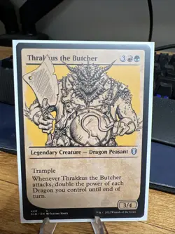 4x Thrakkus the Butcher - SHOWCASE - M/NM - CML: Battle for Baldur's Gate - Image 1