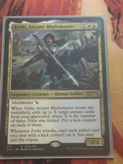 Zethi, Arcane Blademaster [Secret Lair: Universes Within] Near Mint - Image 1