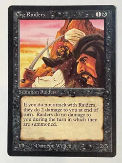 *** 1x Erg Raiders B *** [Arabian Nights] -- [MP] -- MtG Magic VINTAGE - Image 1