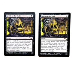 2x Spoils of the Vault LP Mirrodin Rare MTG See Photos Magic the Gathering - Image 1