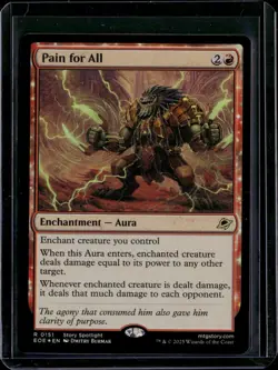 Pain For All - 151 - Foil - EOE - NM - MTG Magic the Gathering - Image 1