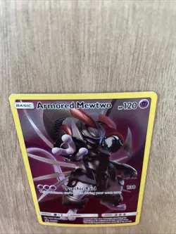 Pokemon TCG Armored Mewtwo Holo Black Star Promo SM228 - Image 5