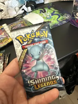 Pokemon Shining Legends Booster Pack Sealed Mew Art 1 Pack - Image 1