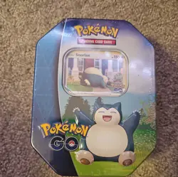 Pokemon Pokemon GO Tin Snorlax Sword & Shield Factory Sealed - Image 1