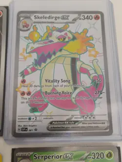 Pokemon Serperior Full Art/Lampent Illustration Rare/Promo/Full Art Holo Cards - Image 5