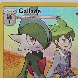 2019 Gallade & Wally 244/236 Cosmic Eclipse NM Secret Rare Trainer Pokemon Card - Image 3